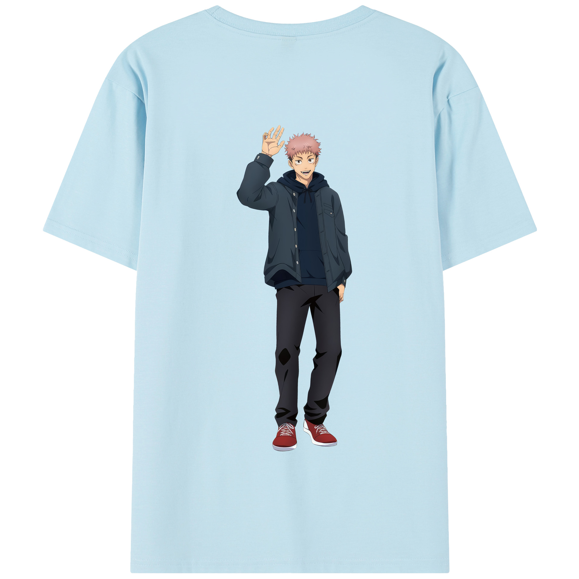 （画像用） 呪術廻戦 Jujutsu Kaisen 綿100％半袖Tシャツ（背面プリント）